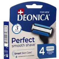 Сменные кассеты DEONICA 3 FOR MEN , 4 шт