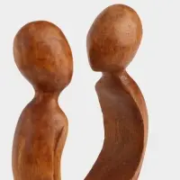 Абстракция &laquo;Любовь&raquo;, 12&times;3&times;20 см, дерево суар