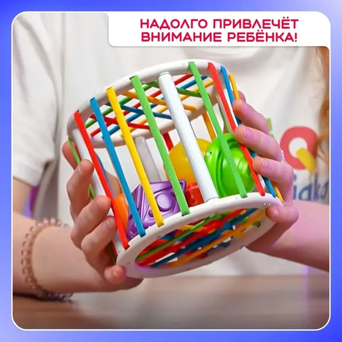 Развивающий набор IQ-ZABIAKA &laquo;Мой сортер&raquo;, 6 элементов, 1+