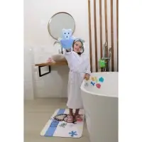 Мочалка варежка детская Доляна &laquo;Мишка&raquo;, для купания, 22 см