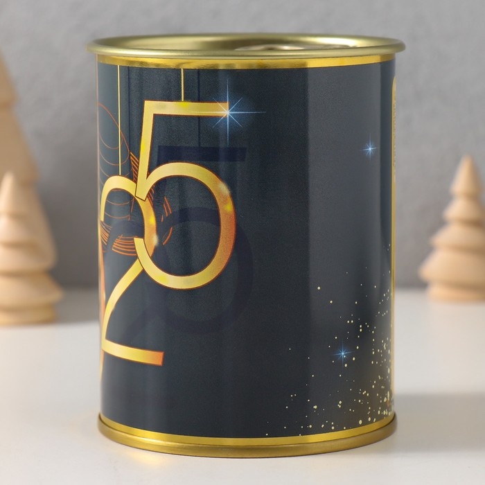 Копилка-банка металл Копилка-банка металл "2025"