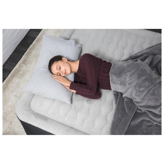 Кровать надувная Fortech, 203 x 152 x 46 см, со встроенным электронасосом, 69075 Bestway Кровать надувная Fortech, 203 x 152 x 46 см, со встроенным электронасосом, 69075 Bestway