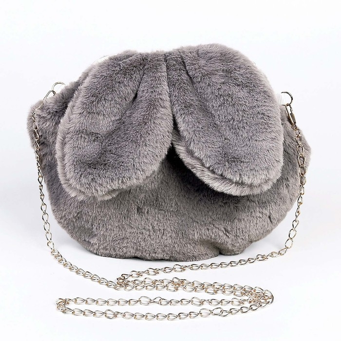 Сумка детская «Зайчик», 26×19×2см, цвет серый Сумка детская «Зайчик», 26×19×2см, цвет серый