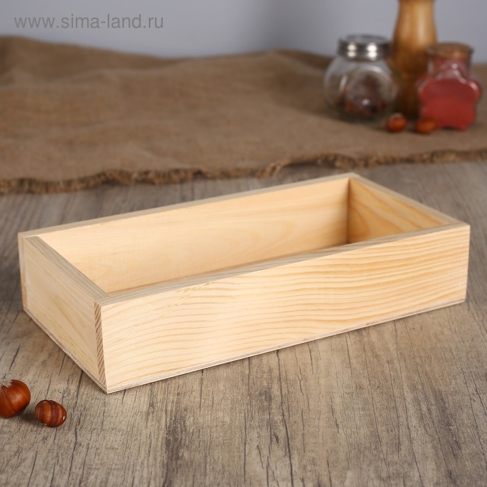 Подставка Подставка "Прямоугольник" из СОСНЫ, 25×13×5 см