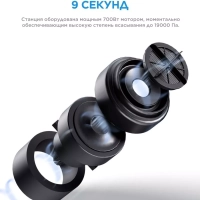 Робот-пылесос VCR S8+, станция самоочистки, сухая влажная