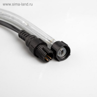 Световой шнур Luazon Lighting 10 мм, IP65, 20 м, 24 LED/м, 220 В, 8 режимов, свечение жёлтое