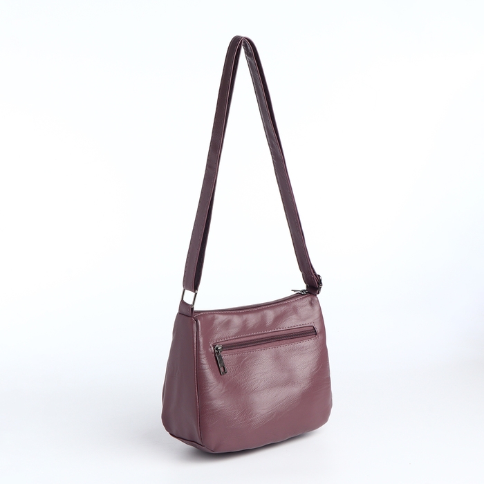 Сумка женская на молнии, цвет сиреневый Сумка женская на молнии, цвет сиреневый