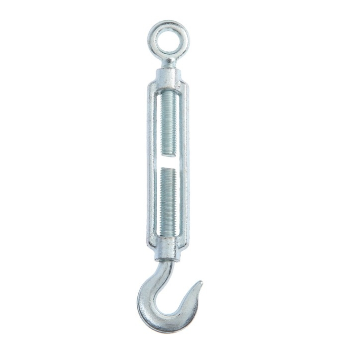 Талреп крюк-кольцо ТУНДРА krep, DIN1480, М12, оцинкованный, 1 шт. Талреп крюк-кольцо ТУНДРА krep, DIN1480, М12, оцинкованный, 1 шт.