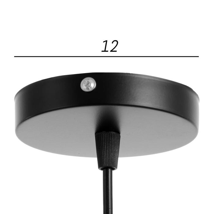 Люстра "Классика" 5х15Вт Е27 черный 28х28х18 см BayerLux