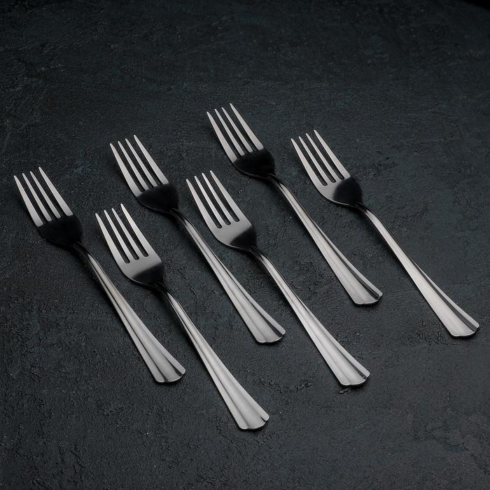 Вилка столовая «Новинка», длина 19,8 см, толщина 1,2 мм, упрощённой обработки, цвет серебряный Вилка столовая «Новинка», длина 19,8 см, толщина 1,2 мм, упрощённой обработки, цвет серебряный