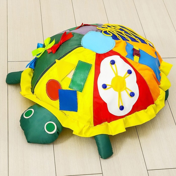 Мягкий модуль «Черепашка» дидактический, МИКС Мягкий модуль «Черепашка» дидактический, МИКС