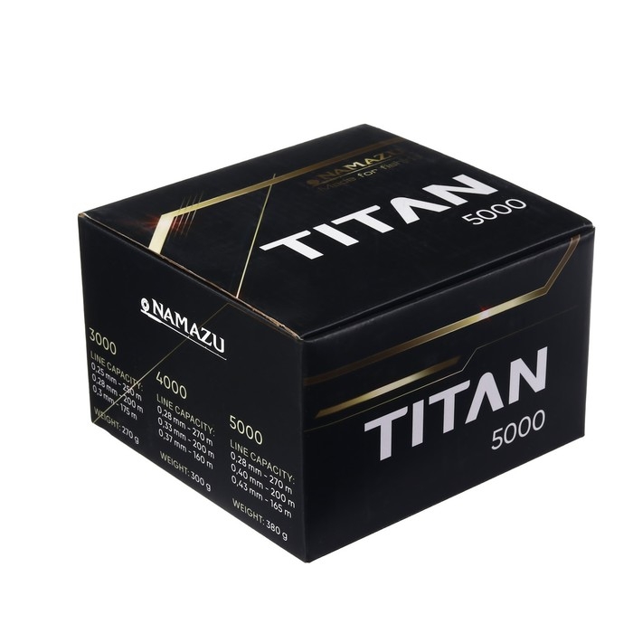 Катушка б/и Namazu Pro Titan TI 5000, 6+1 подшипник, металлический шпуля Катушка б/и Namazu Pro Titan TI 5000, 6+1 подшипник, металлический шпуля
