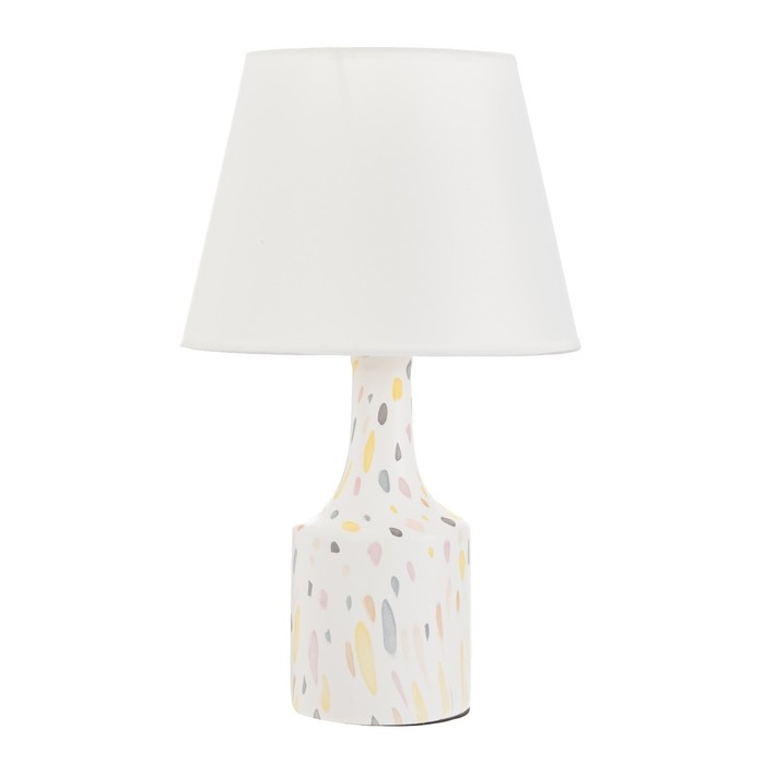 Настольная лампа Настольная лампа "Изель" E14 40Вт белый 22,5х22,5х37 см RISALUX