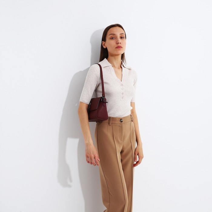 Сумка-мессенджер на магните, цвет бордовый Сумка-мессенджер на магните, цвет бордовый