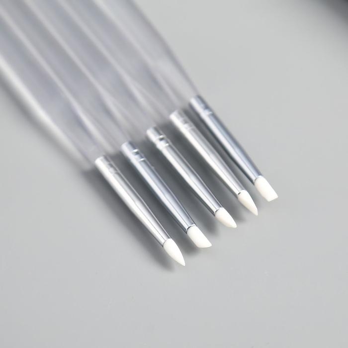 Инструменты для моделирования и придания формы (набор 5 шт) 13 см акрил, резина Инструменты для моделирования и придания формы (набор 5 шт) 13 см акрил, резина