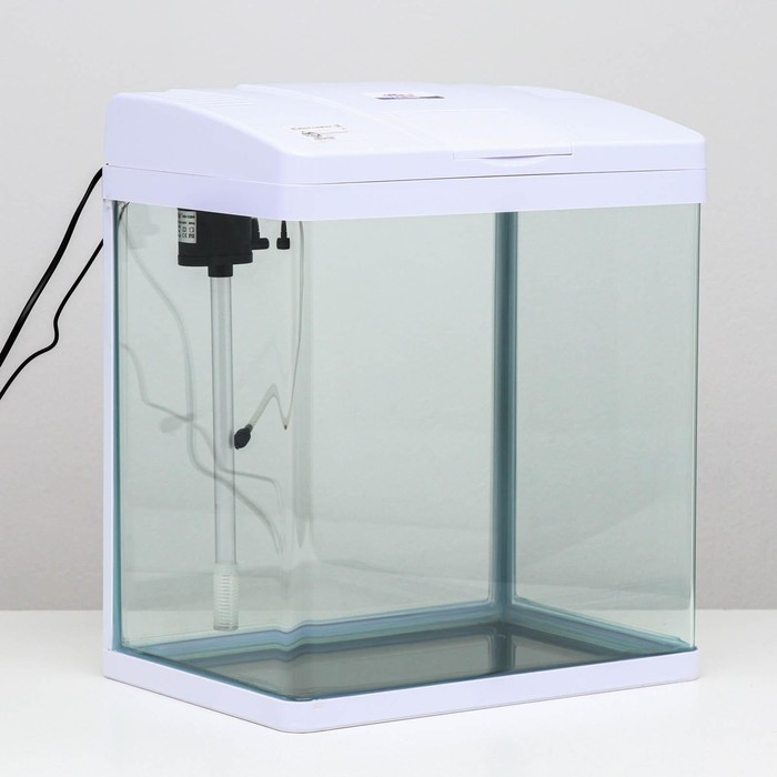 Аквариум SeaStar LS-380F в комплекте: LED-лампа, фильт, 30 л, белый Аквариум SeaStar LS-380F в комплекте: LED-лампа, фильт, 30 л, белый