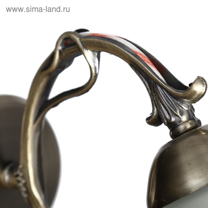 Бра "Мадлен" 1х60Вт E27 античная бронза 28х14х21 см.