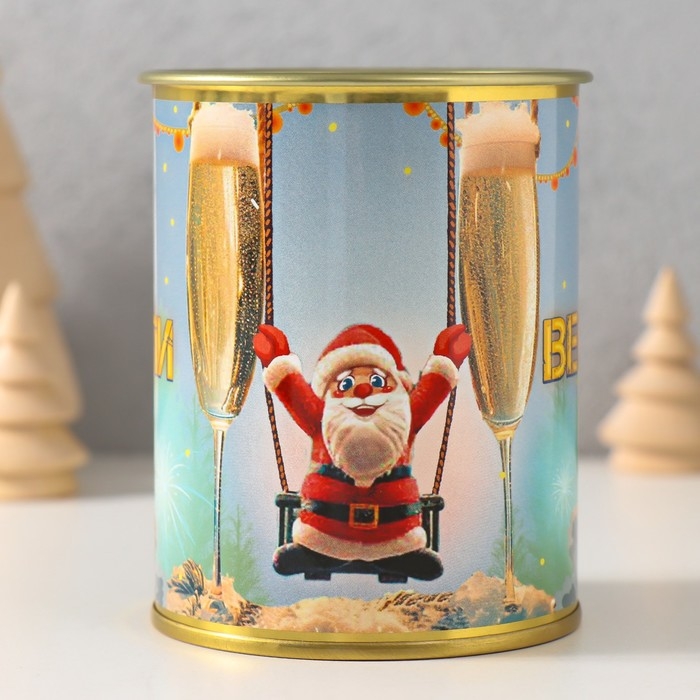 Копилка-банка металл  Копилка-банка металл "Копи веселей"