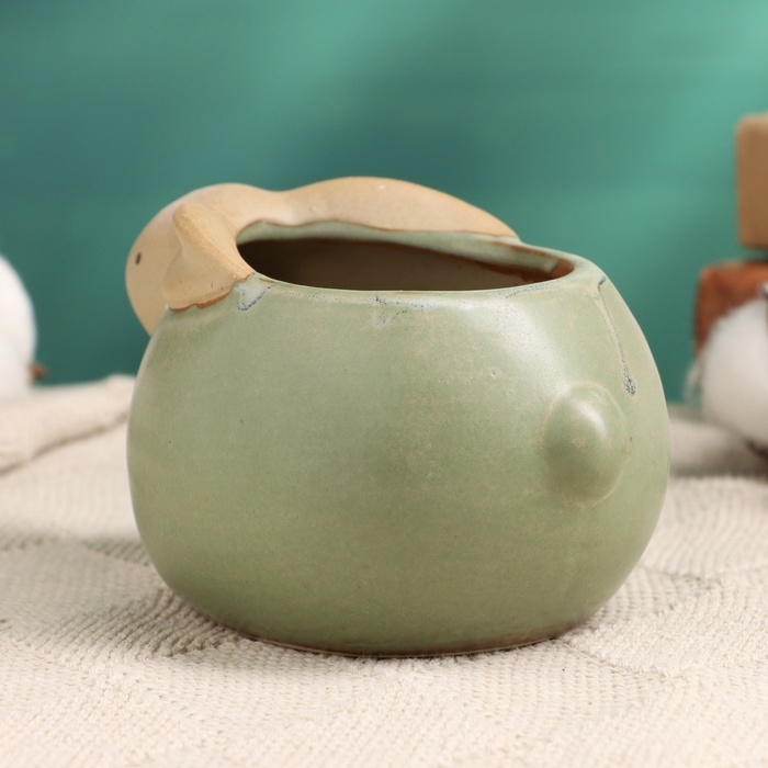 Горшок Горшок "Лаки Кролик" 11*9*8см