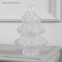 Светодиодная фигура «Ёлочка» 7 × 21 × 7 см, акрил, 20 LED, батарейки ААх2 (не в комплекте), свечение белое