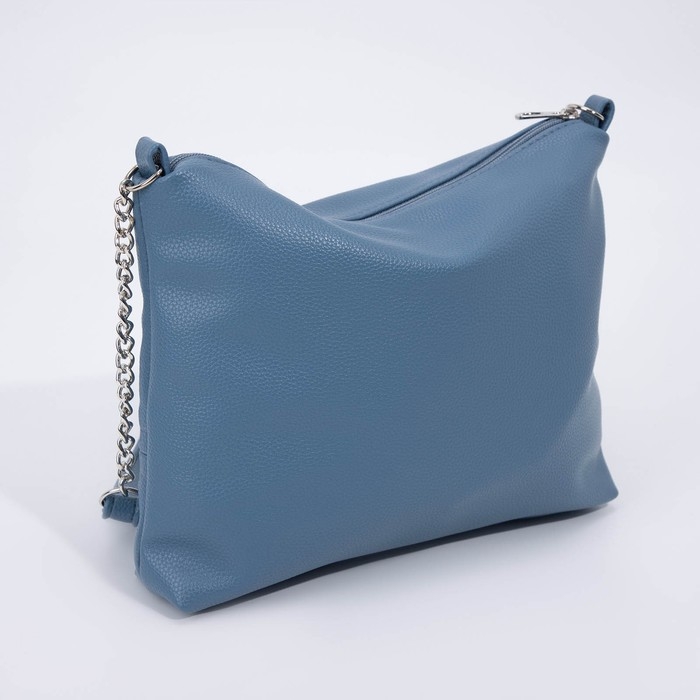 Сумка кросс-боди на молнии, цвет голубой Сумка кросс-боди на молнии, цвет голубой