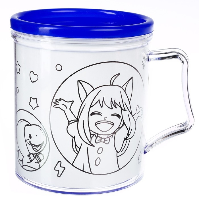 Кружка раскраска с вкладышем «Приятного чаепития!» Кружка раскраска с вкладышем «Приятного чаепития!»