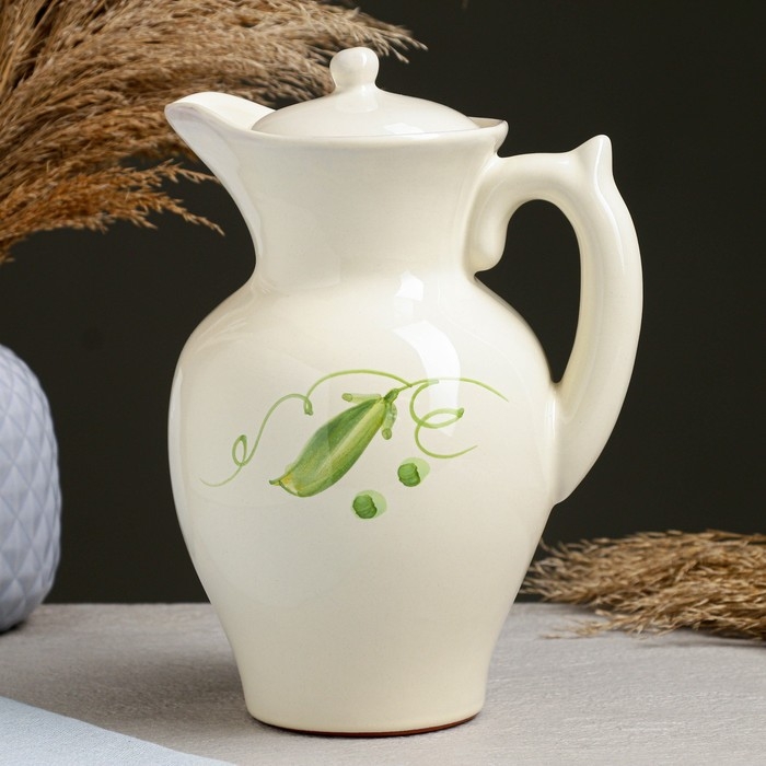 Кувшин Кувшин "Дачный" 1,4л / 22,5х13,5см, горошек