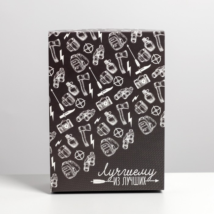 Коробка подарочная складная, упаковка, «Лучшему мужику», 21 х 15 х 7 см Коробка подарочная складная, упаковка, «Лучшему мужику», 21 х 15 х 7 см