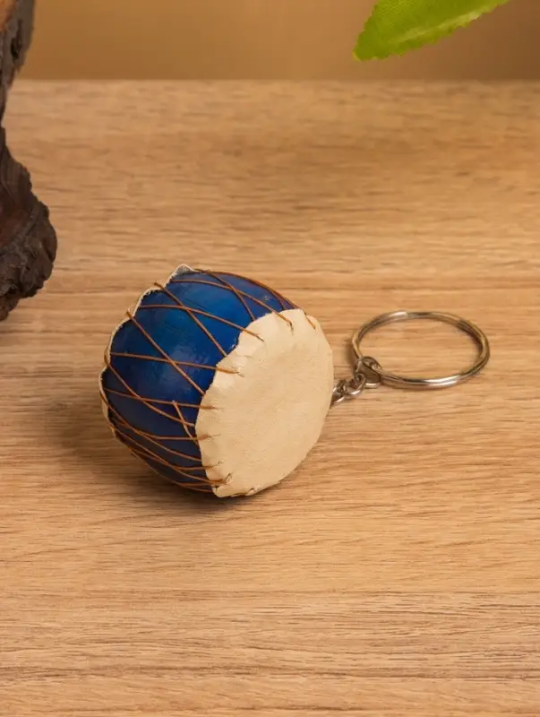 Сувенир брелок &laquo;Барабан&raquo;, 3.5&times;3.5&times;3 см, махагон, МИКС