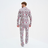 Пижама новогодняя мужская KAFTAN «Скандинавия», размер 54