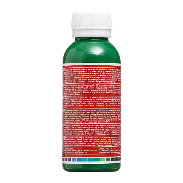 Колер № 27  Колер № 27 "Палитра" зеленая 0,1 л