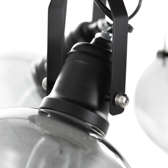 Люстра Люстра "Илария" 5xЕ27 40Вт черный 35х35х20 см BayerLux