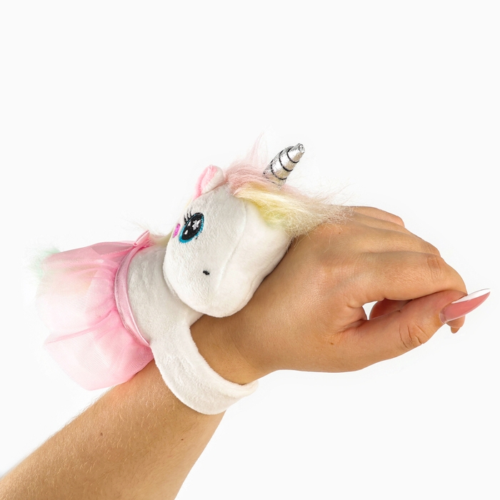 Мягкая игрушка «Обнимашка-Единорог», браслет Мягкая игрушка «Обнимашка-Единорог», браслет