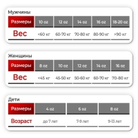 Перчатки боксёрские детские FIGHT EMPIRE, красные, размер 14 oz