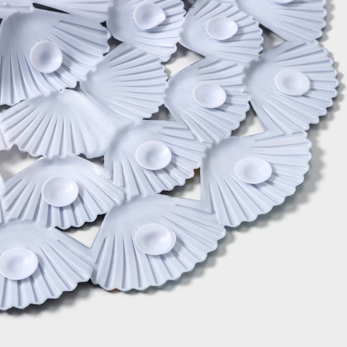 Коврик противоскользящий в ванну на присосках Доляна «Геометрика», 35×65 см Коврик противоскользящий в ванну на присосках Доляна «Геометрика», 35×65 см