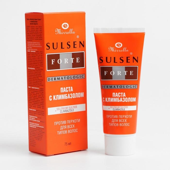 Паста Mirrolla  Паста Mirrolla "Сульсен Форте" 2% с климбазолом, 75 мл