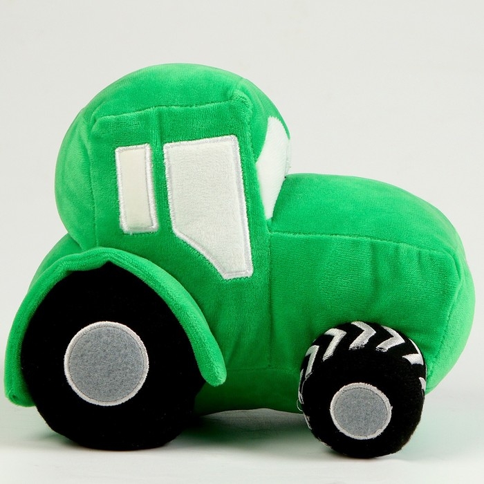 Трактор мягкая игрушка, цвет зелёный Трактор мягкая игрушка, цвет зелёный