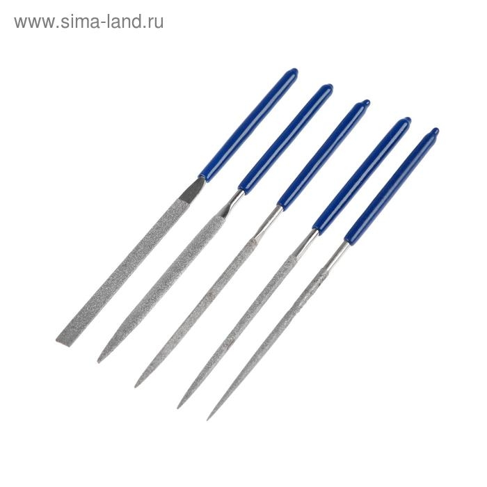 Набор надфилей алмазных ТУНДРА, обрезиненные рукоятки, 70 х 140 х 3 мм, 5 шт. Набор надфилей алмазных ТУНДРА, обрезиненные рукоятки, 70 х 140 х 3 мм, 5 шт.