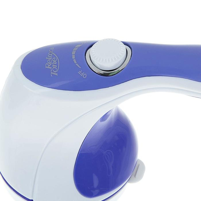 Массажёр для тела Luazon LEM-44, 5 насадок, плавная регулировка, 220 В, бело-синий Массажёр для тела Luazon LEM-44, 5 насадок, плавная регулировка, 220 В, бело-синий