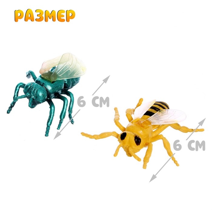 Набор животных насекомых «Природа», МИКС Набор животных насекомых «Природа», МИКС