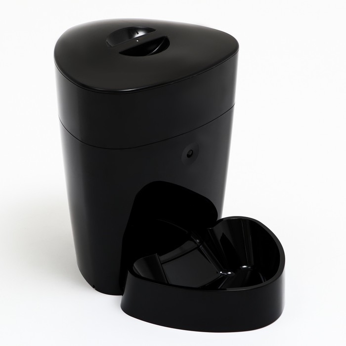 Умная автокормушка, контейнер 4 л, 2 кг сухого корма, функция записи голоса, черная Умная автокормушка, контейнер 4 л, 2 кг сухого корма, функция записи голоса, черная