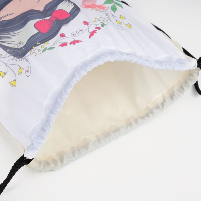 Мешок для обуви на шнурке, цвет белый Мешок для обуви на шнурке, цвет белый