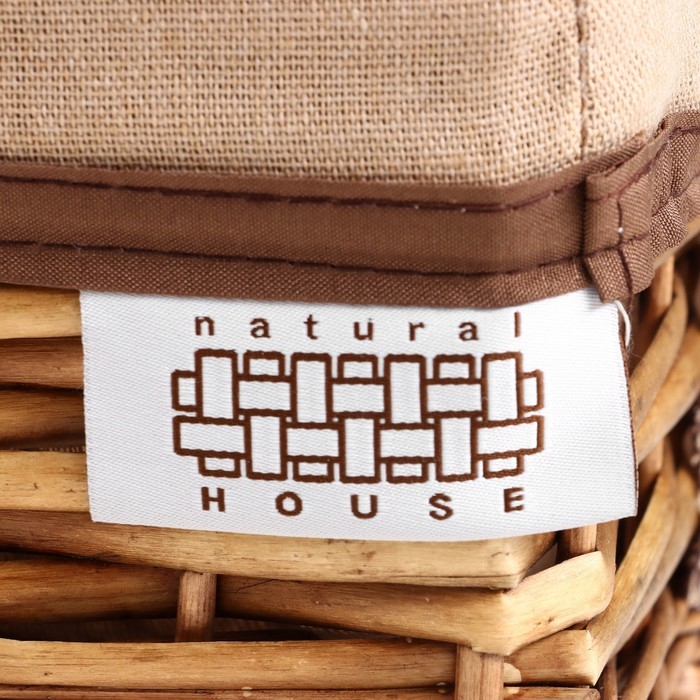 Корзина стеллажная Корзина стеллажная "Орех", 280 х 190 х 130 мм, коричневый