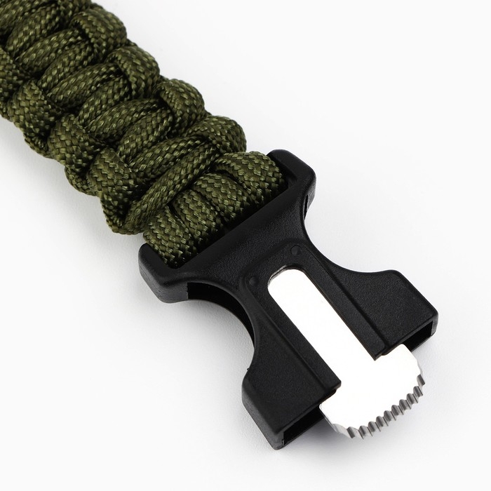 Браслет для выживания «Будь первым», 26 х 2,5 см. Браслет для выживания «Будь первым», 26 х 2,5 см.