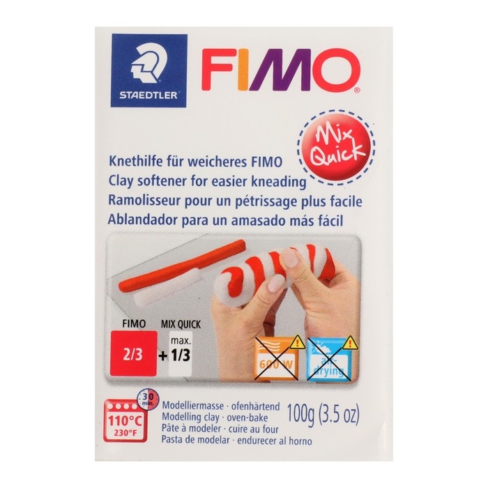 Размягчитель для полимерной глины, 100 г, FIMO Mix Quick Размягчитель для полимерной глины, 100 г, FIMO Mix Quick