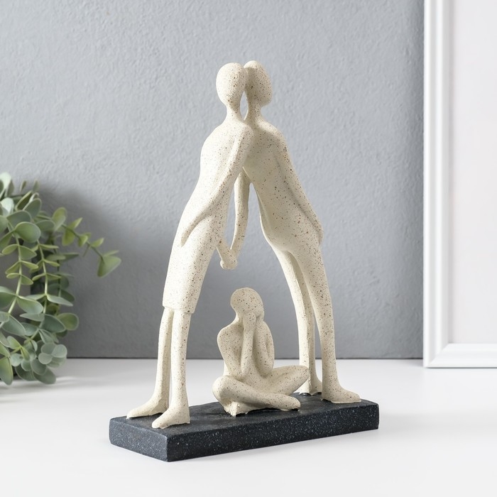 Сувенир полистоун Сувенир полистоун "Дом там - где семья" белый 7х17х24,5 см