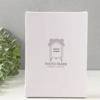 Фоторамка пластик 10х15 см "Домик с ушками зайки" зелёный 2х16,7х26 см