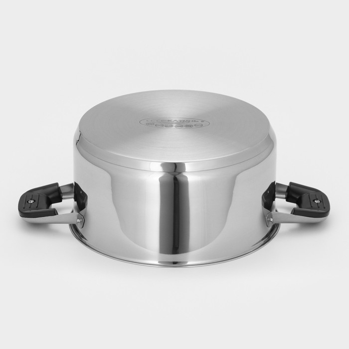 Мантоварка «Алтын», 8,5 л, d=22 см, 2 секции, стеклянная крышка,капсульное дно, индукция