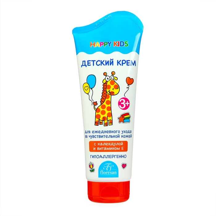 Крем детский, гипоаллергенный Floresan  Крем детский, гипоаллергенный Floresan "с Экстрактом  календулы и витамином Е " 200мл
