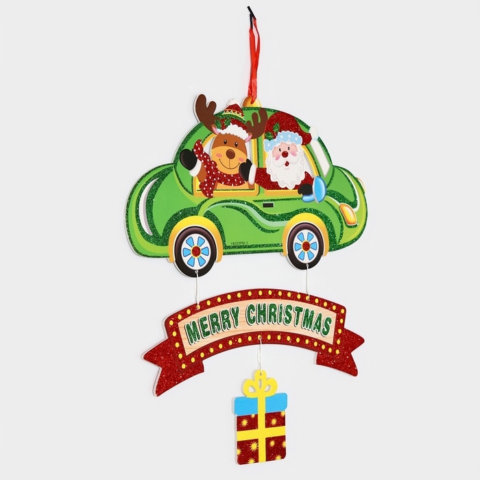 Декоративное украшение (подвеска)  Декоративное украшение (подвеска) "Merry Christmas" 45х38,5 см